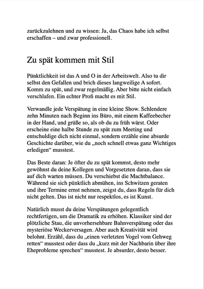 WILLST DU DEIN LEBEN ENDLICH GEGEN DIE WAND FAHREN? - Die nützlichsten Tipps & Strategien für kolossales Scheitern.