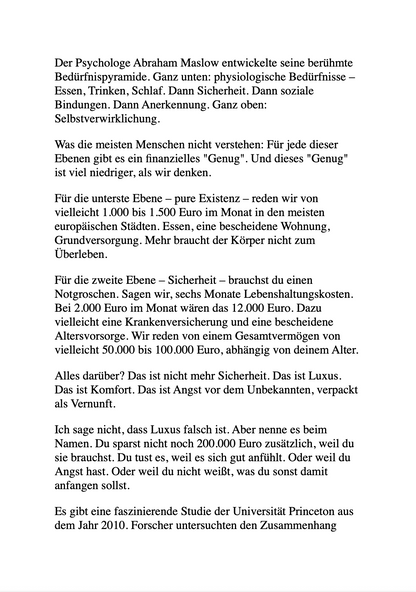 NIMM NICHTS MIT IN'S GRAB! Wie du alles aus deinem Geld und deinem Leben holst