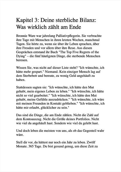 NIMM NICHTS MIT IN'S GRAB! Wie du alles aus deinem Geld und deinem Leben holst