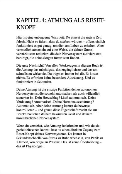 SCHLUSS MIT DEN SORGEN - Neurohacks und Achtsamkeit für sofortige innere Ruhe & Klarheit