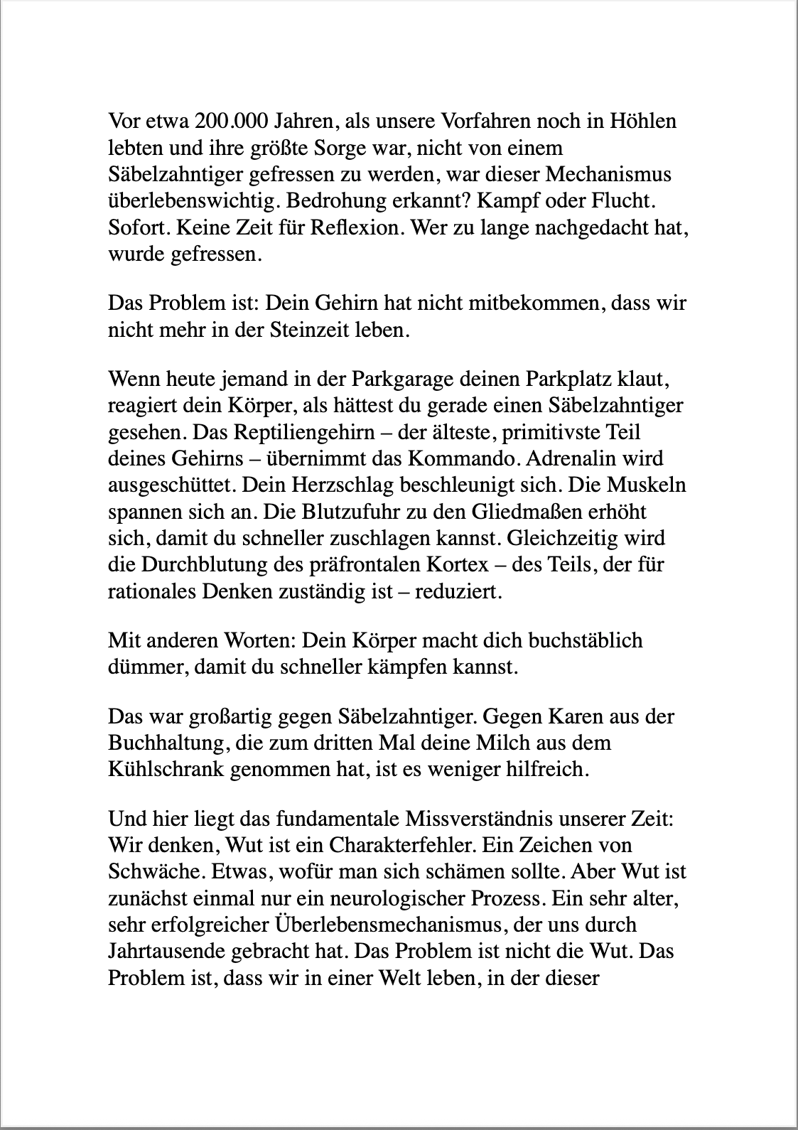 ZEN UND DIE KUNST, DEN LEUTEN NICHT AUF DIE SCHNAUZE ZU HAUEN - Emotionale Selbstkontrolle für Fortgeschrittene