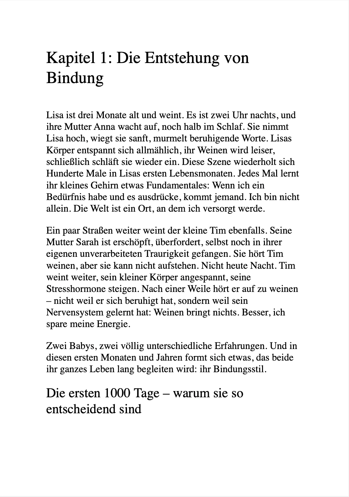 WIE FRÜHKINDLICHE ERLEBNISSE UNSERE BEZIEHUNGEN FORMEN - Bindung und Trauma
