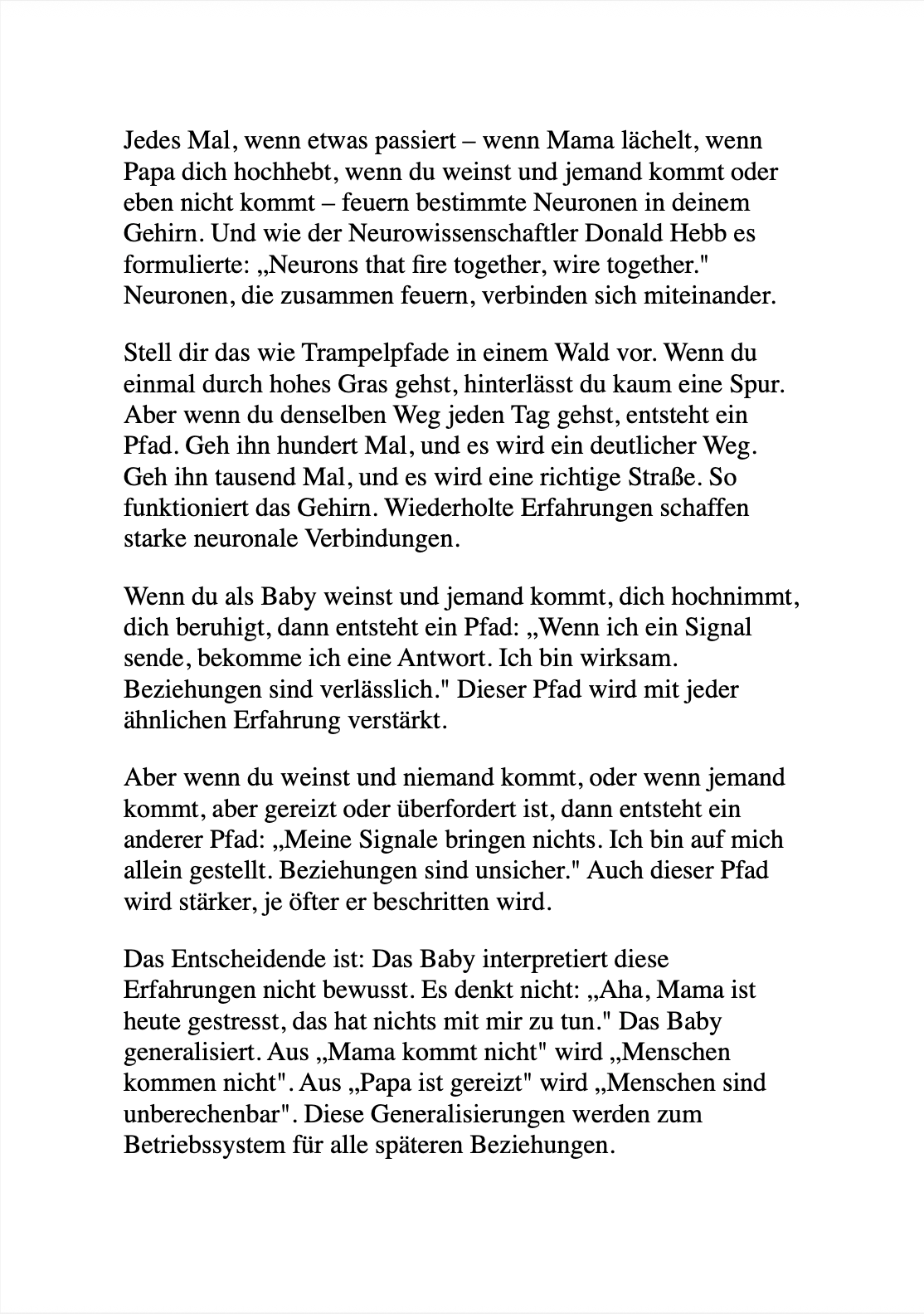 WIE FRÜHKINDLICHE ERLEBNISSE UNSERE BEZIEHUNGEN FORMEN - Bindung und Trauma