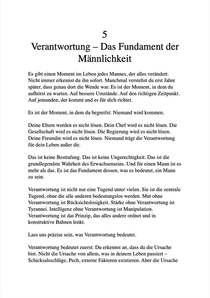 DAS MASKULINE SELBST - Der Weg zur inneren Stärke