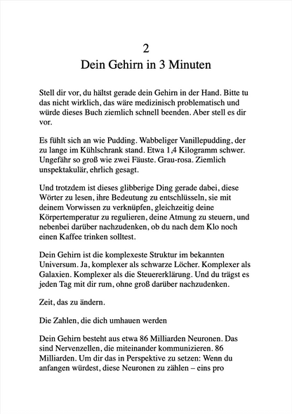 KLUG WERDEN GANZ FLOTT, WÄHREND DU SITZT AUF DEM POTT