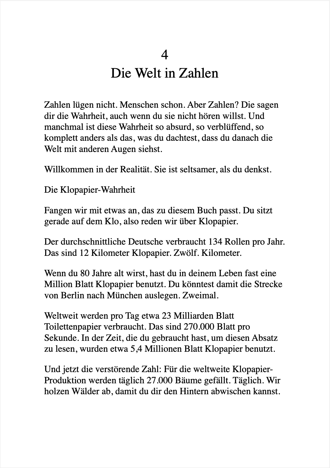 KLUG WERDEN GANZ FLOTT, WÄHREND DU SITZT AUF DEM POTT