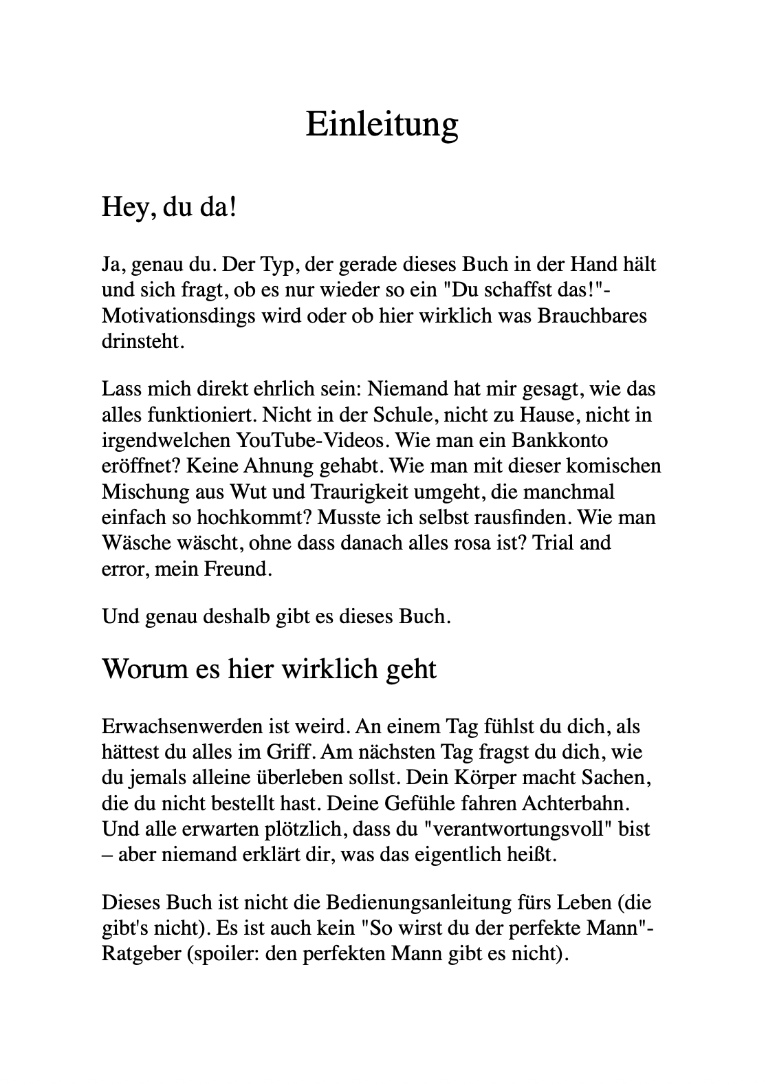 ALLES, WAS EIN TEENAGE-JUNGE ÜBER DAS ERWACHSENWERDEN WISSEN MUSS - 100 Lifeskills