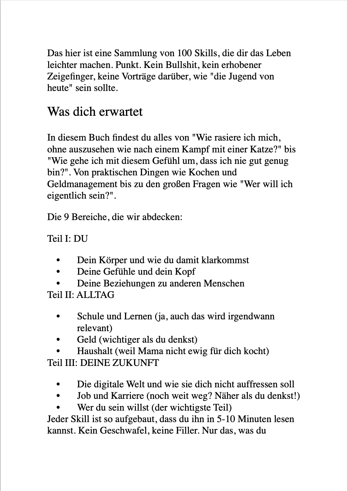 ALLES, WAS EIN TEENAGE-JUNGE ÜBER DAS ERWACHSENWERDEN WISSEN MUSS - 100 Lifeskills