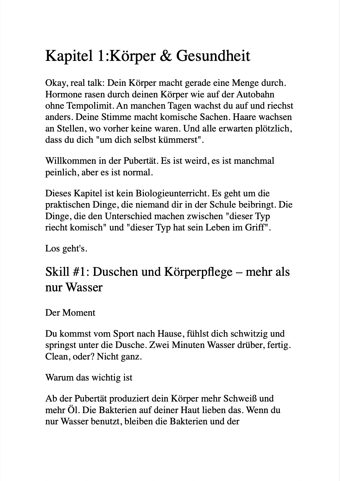 ALLES, WAS EIN TEENAGE-JUNGE ÜBER DAS ERWACHSENWERDEN WISSEN MUSS - 100 Lifeskills