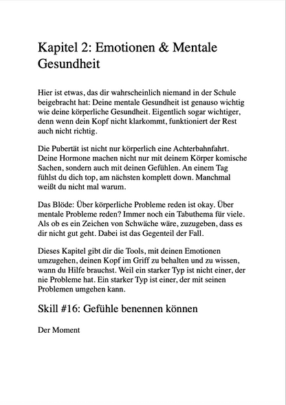 ALLES, WAS EIN TEENAGE-JUNGE ÜBER DAS ERWACHSENWERDEN WISSEN MUSS - 100 Lifeskills