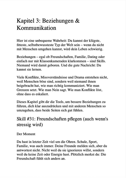 ALLES, WAS EIN TEENAGE-JUNGE ÜBER DAS ERWACHSENWERDEN WISSEN MUSS - 100 Lifeskills