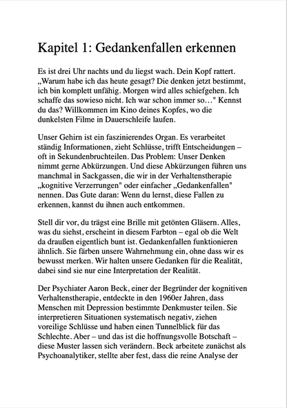 EINMAL THERAPIE ZUM MITNEHMEN, BITTE! Selbsthilfe to go