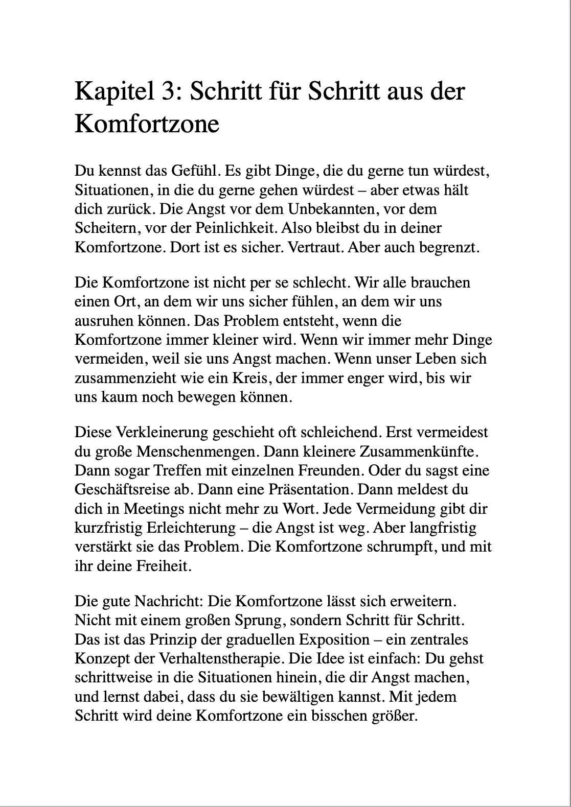 EINMAL THERAPIE ZUM MITNEHMEN, BITTE! Selbsthilfe to go