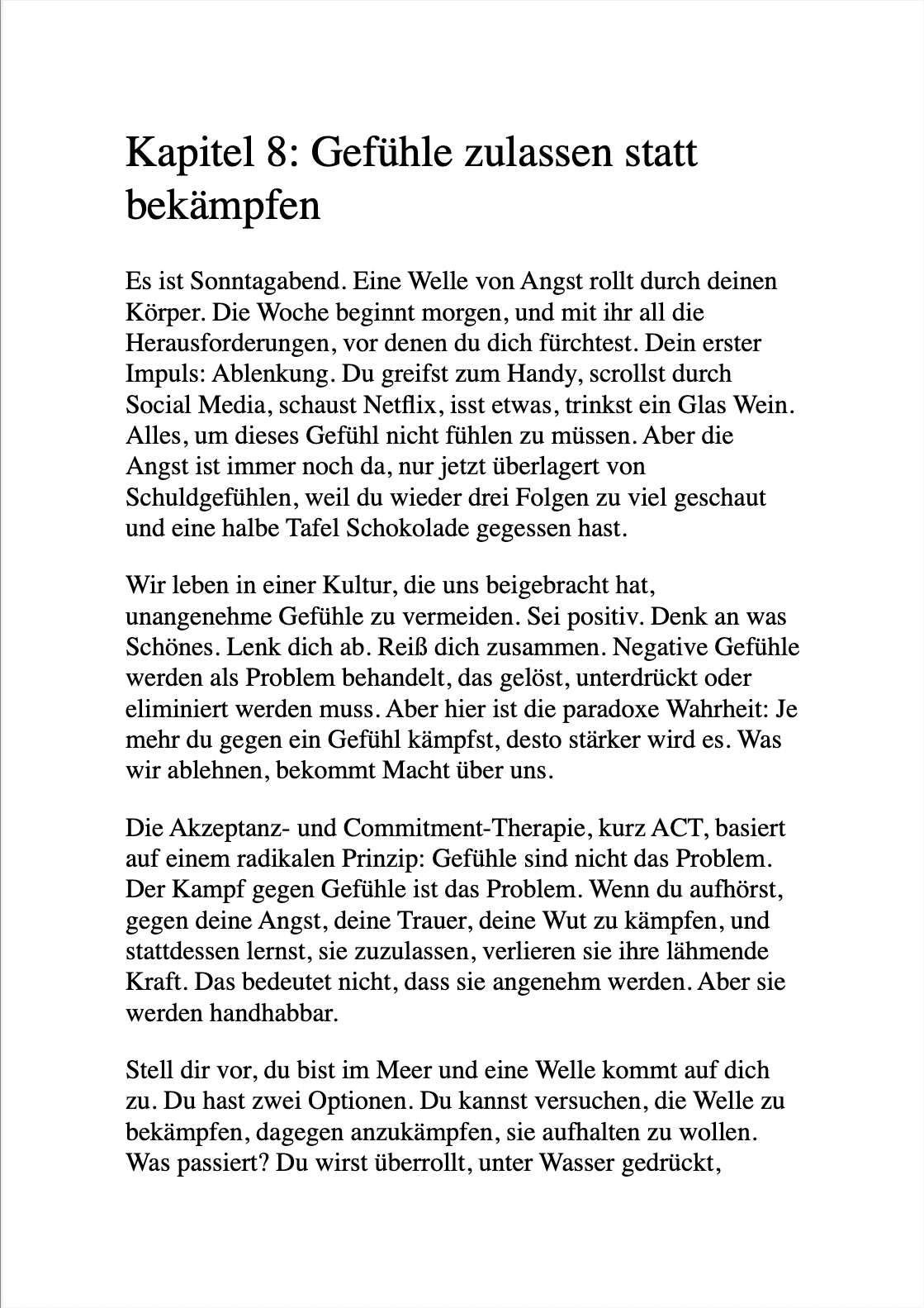 EINMAL THERAPIE ZUM MITNEHMEN, BITTE! Selbsthilfe to go