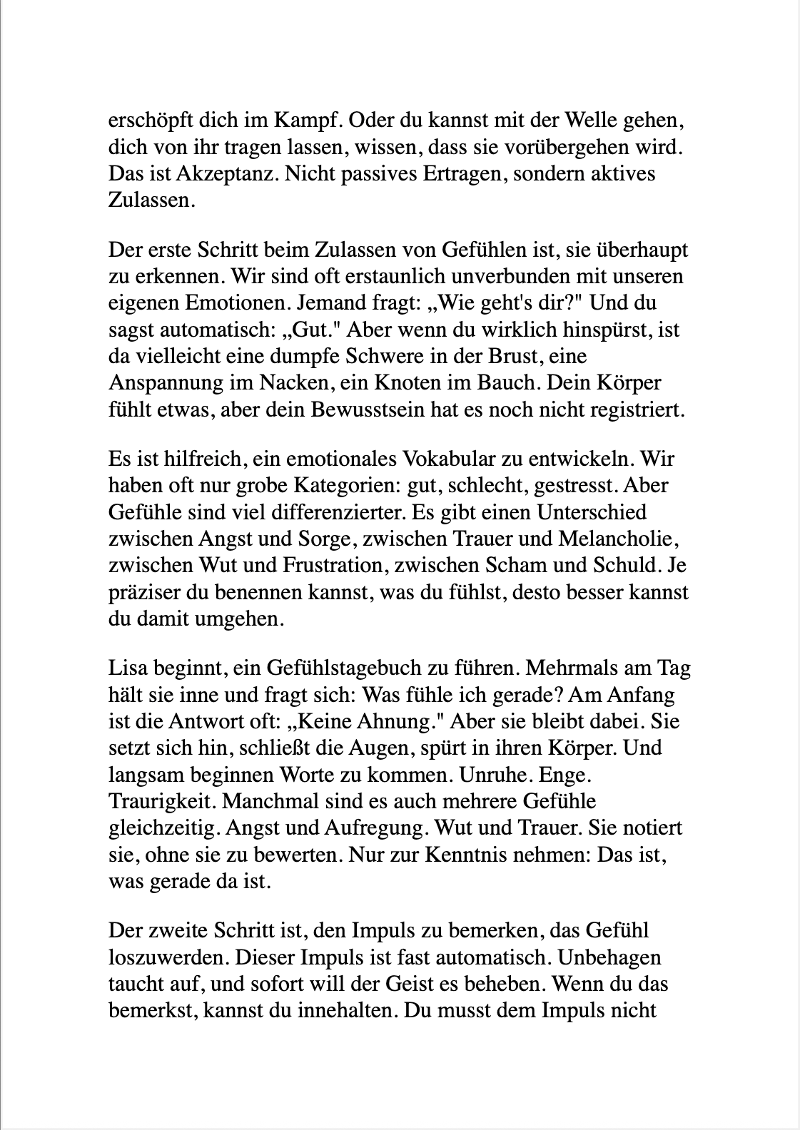 EINMAL THERAPIE ZUM MITNEHMEN, BITTE! Selbsthilfe to go