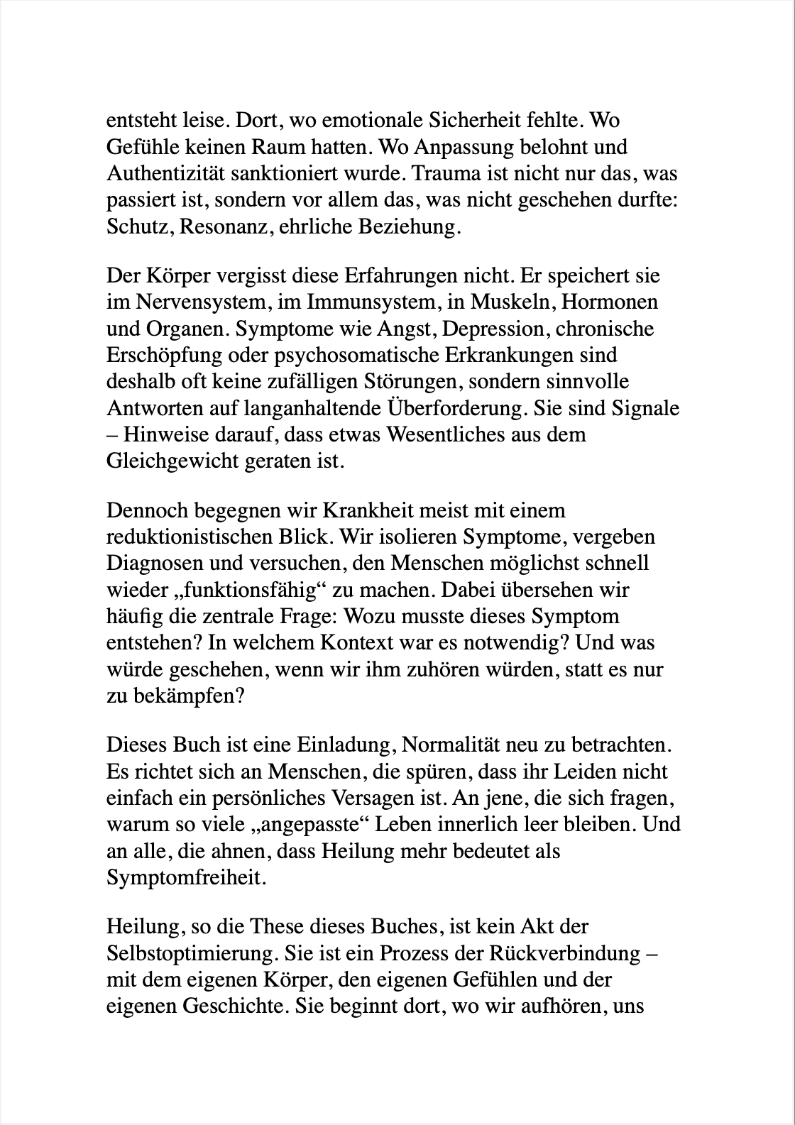 DER MYTHOS DER NORMALITÄT - Trauma und Heilung in einer toxischen Gesellschaft