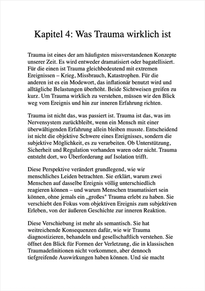 DER MYTHOS DER NORMALITÄT - Trauma und Heilung in einer toxischen Gesellschaft