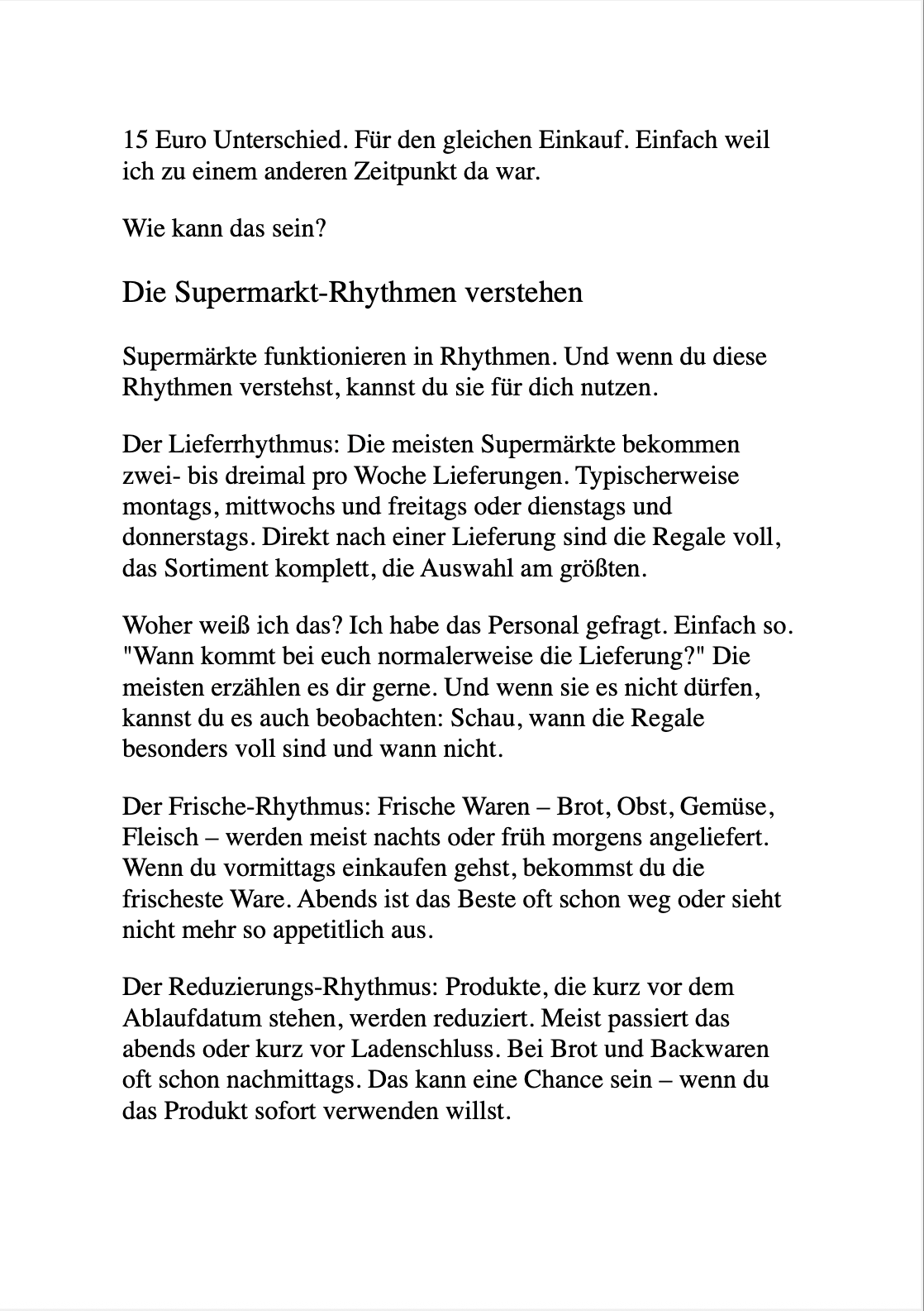 INFLATION KANN MICH MAL! Spare bis zu 50% auf deinen Wocheneinkauf - ohne Abstriche bei der Qualität