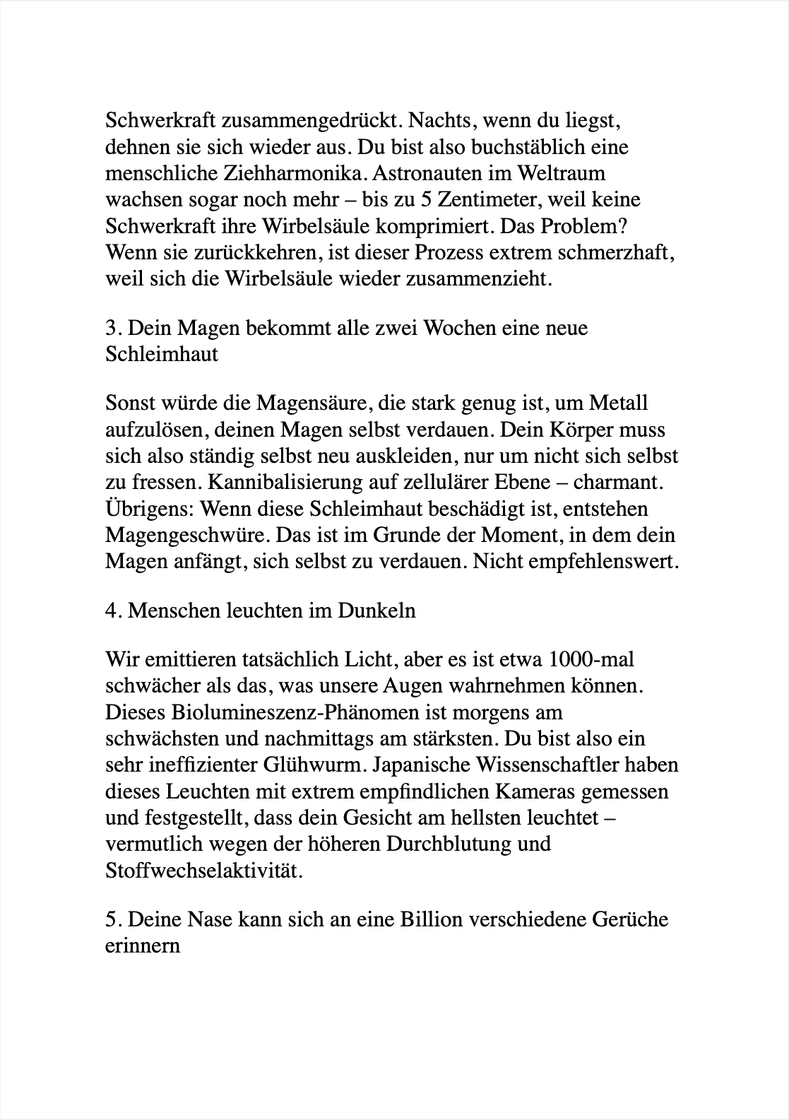 500 WAHRE FAKTEN, DIE NACH BULLSHIT KLINGEN - Verrückte, aber wahre Tatsachen, die deine Freunde schockieren und beeindrucken