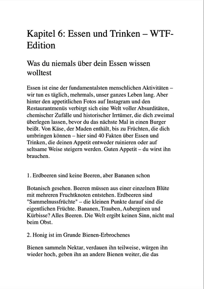 500 WAHRE FAKTEN, DIE NACH BULLSHIT KLINGEN - Verrückte, aber wahre Tatsachen, die deine Freunde schockieren und beeindrucken