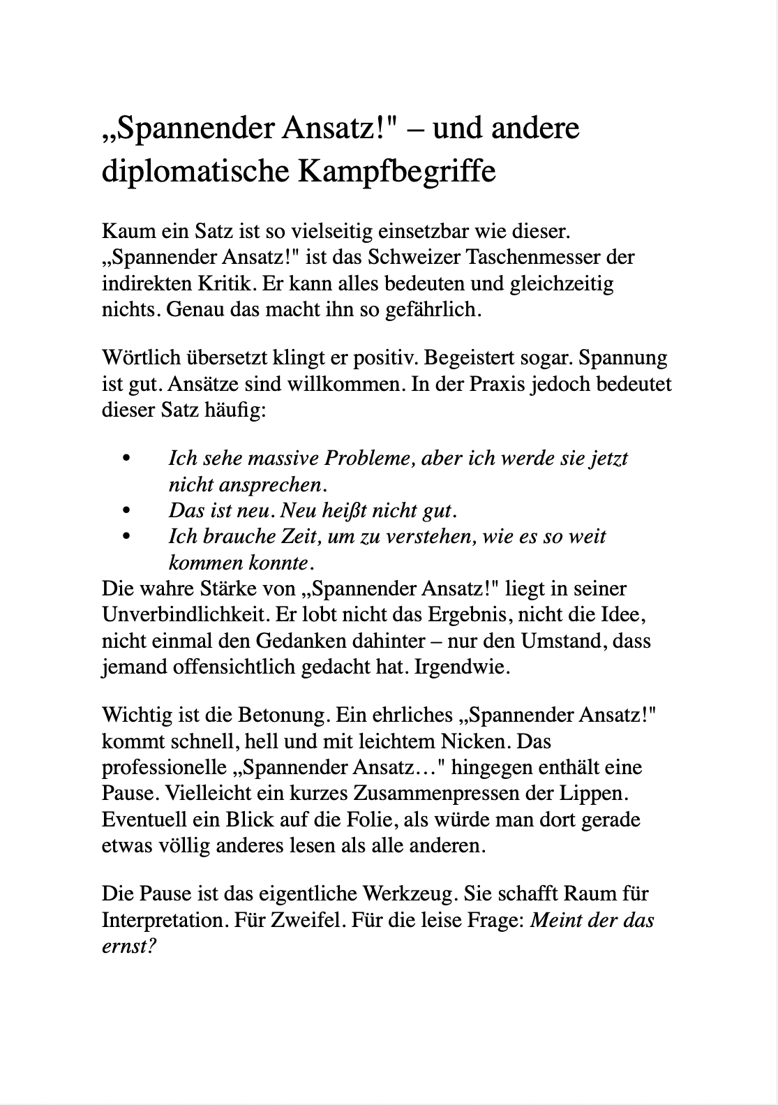 PERSONALABTEILUNG GENEHMIGT: 52 WEGE, DEINEN KOLLEGEN ZU SAGEN, DASS SIE DUMM SIND - Arbeitsalltag. Ohne Weichspüler.