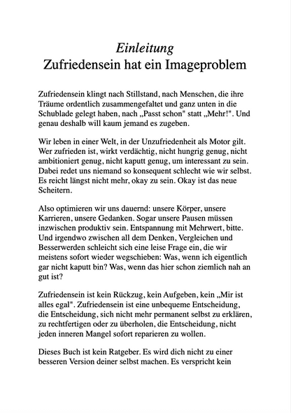DER HEIẞE SCHEIẞ VOM ZUFRIEDENSEIN - Wie du aufhörst, dir im Weg zu stehen und anfängst, zufrieden zu sein