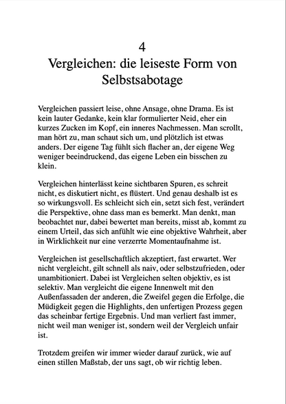 DER HEIẞE SCHEIẞ VOM ZUFRIEDENSEIN - Wie du aufhörst, dir im Weg zu stehen und anfängst, zufrieden zu sein