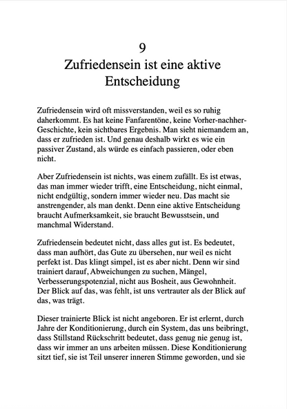DER HEIẞE SCHEIẞ VOM ZUFRIEDENSEIN - Wie du aufhörst, dir im Weg zu stehen und anfängst, zufrieden zu sein