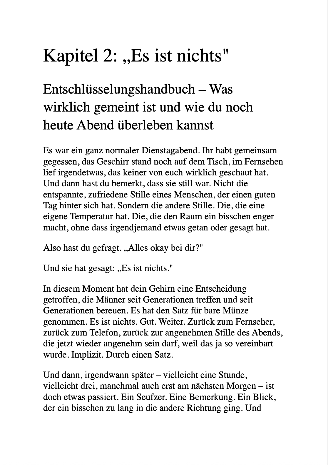 WIE MAN SEINE EHEFRAU NICHT LOSWIRD?! Der (halbwegs) legale Survival-Guide für ein ruhiges Leben