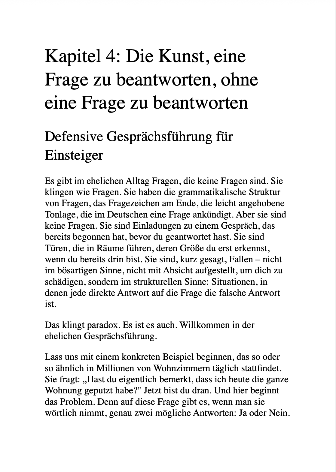 WIE MAN SEINE EHEFRAU NICHT LOSWIRD?! Der (halbwegs) legale Survival-Guide für ein ruhiges Leben