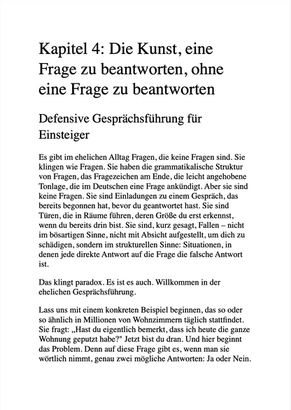 WIE MAN SEINE EHEFRAU NICHT LOSWIRD?! Der (halbwegs) legale Survival-Guide für ein ruhiges Leben