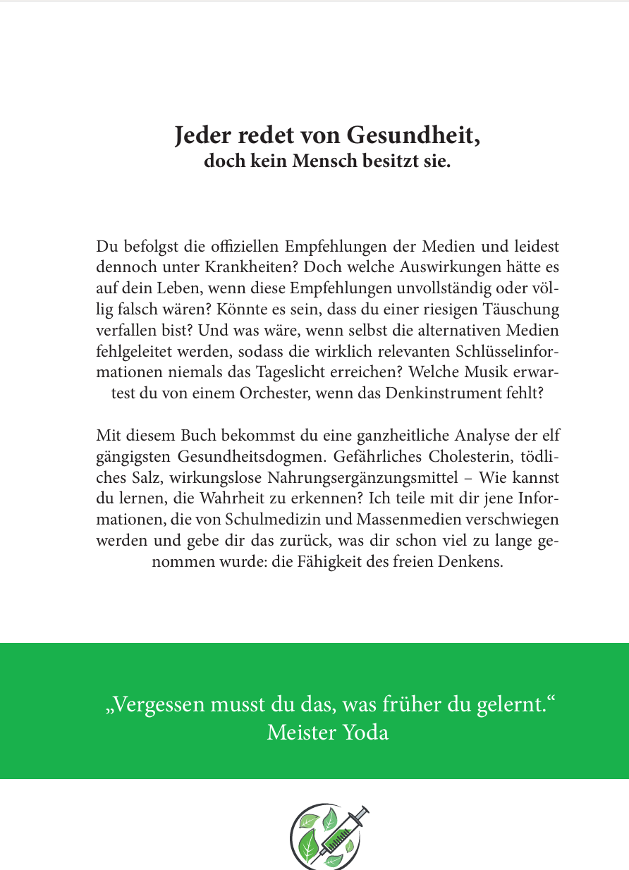 HOLISTISCH GESUND - Wie du lernst, die Wahrheit zu erknnen.