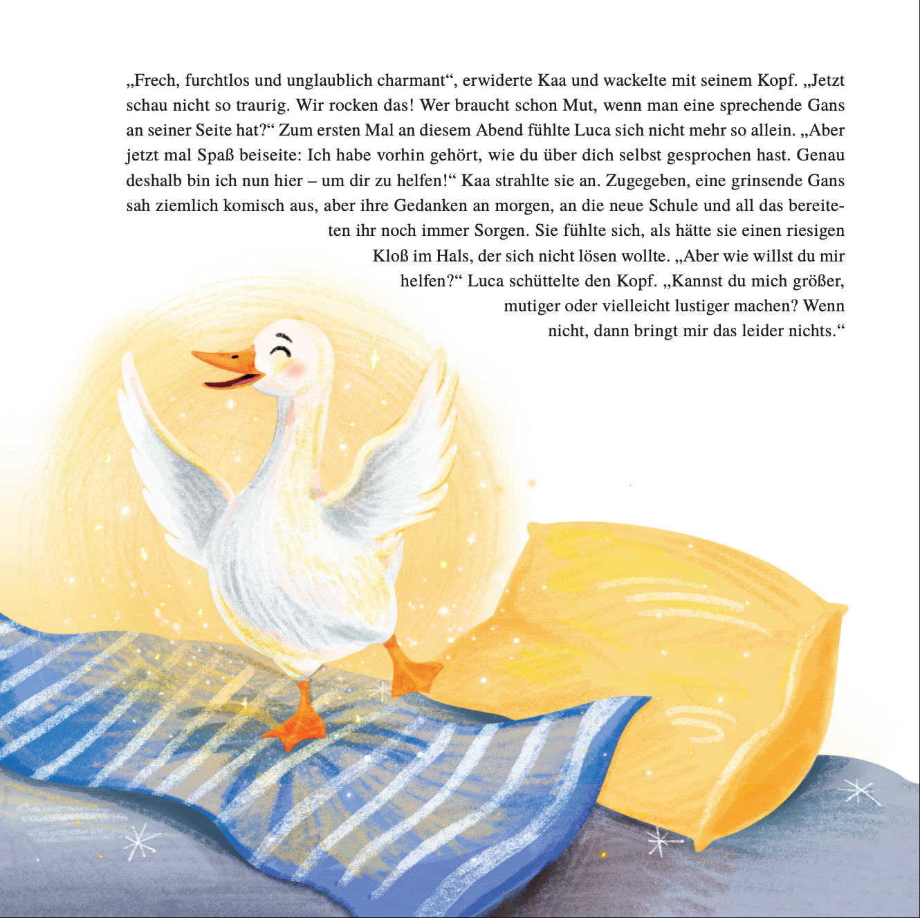 LUCA UND DIE SCHULE DER KRAFTVOLLEN GEDANKEN - Ein Buch über die Kraft der positiven Gedanken — mit 70 gereimten Affirmationen