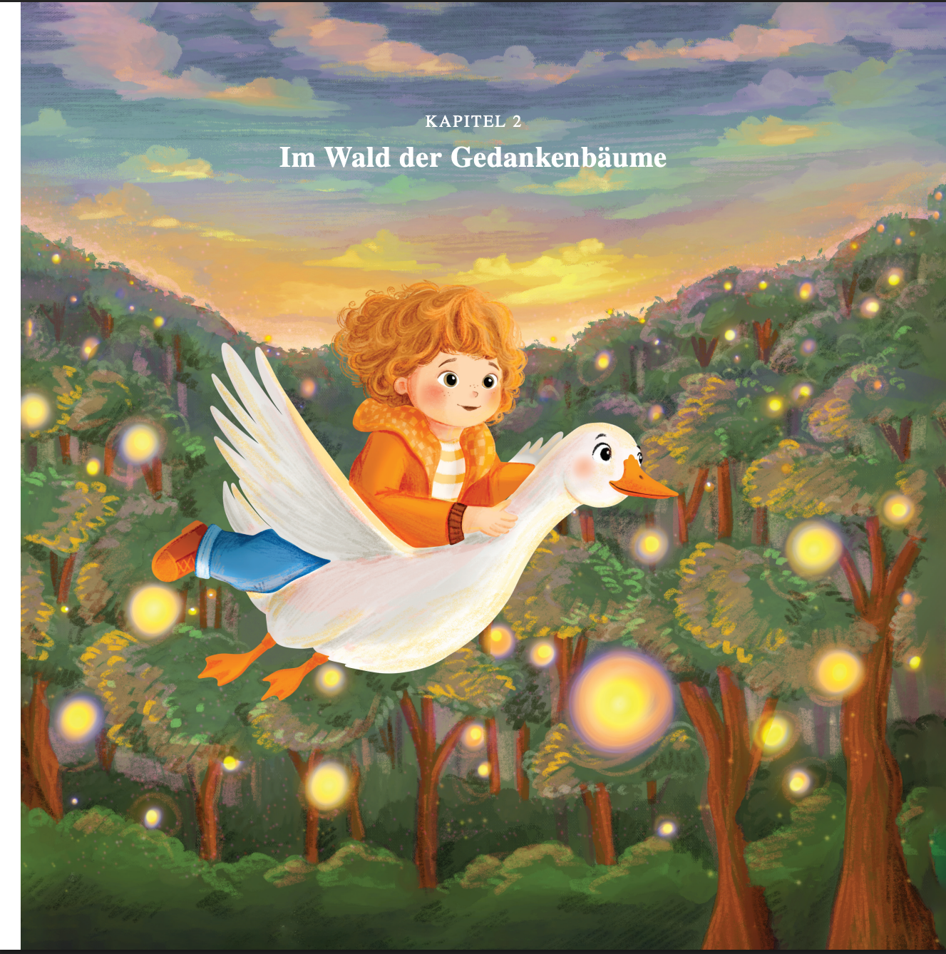 LUCA UND DIE SCHULE DER KRAFTVOLLEN GEDANKEN - Ein Buch über die Kraft der positiven Gedanken — mit 70 gereimten Affirmationen