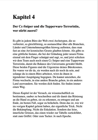 WIE MAN SEINE KOLLEGEN NICHT UMBRINGT?! Der (halbwegs) legale Survival-Guide für Schreibtischtäter