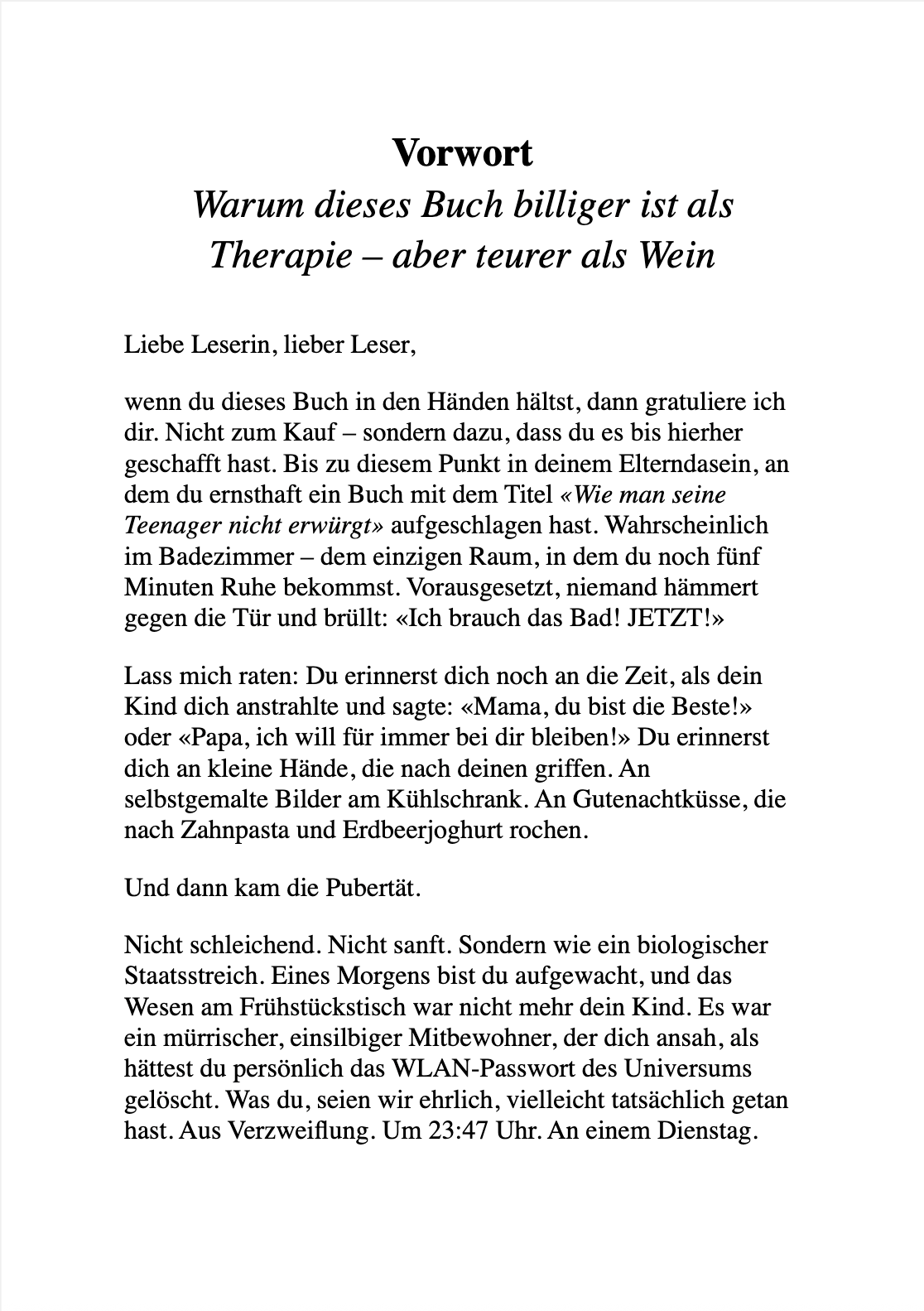 WIE MAN SEINE TEENAGER NICHT ERWÜRGT?! Der (halbwegs) legale Survival-Guide für Eltern am Limit