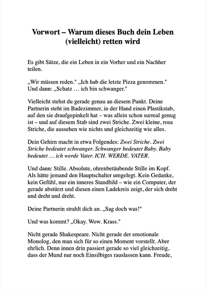 SOS, ICH WERDE VATER?! Der (halbwegs) perfekte Survival-Guide für werdende Papas