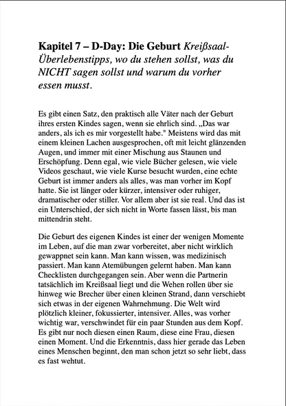 SOS, ICH WERDE VATER?! Der (halbwegs) perfekte Survival-Guide für werdende Papas