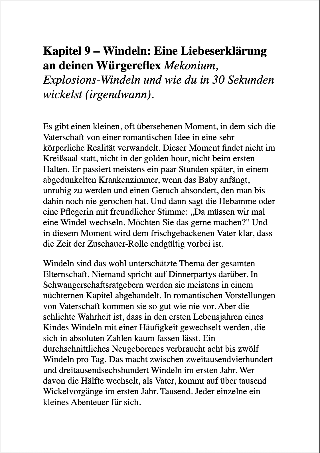 SOS, ICH WERDE VATER?! Der (halbwegs) perfekte Survival-Guide für werdende Papas