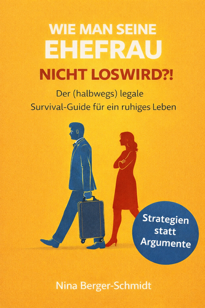 WIE MAN SEINE EHEFRAU NICHT LOSWIRD?! Der (halbwegs) legale Survival-Guide für ein ruhiges Leben