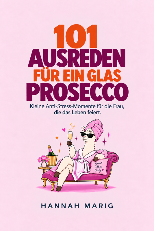 101 AUSREDEN FÜR EIN GLAS PROSECCO - kleine Anti-Stress Momente für Frauen, die das Leben feiern