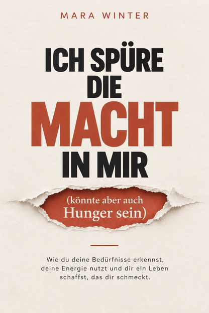ICH SPÜRE DIE MACHT IN MIR (könnte aber auch Hunger sein)